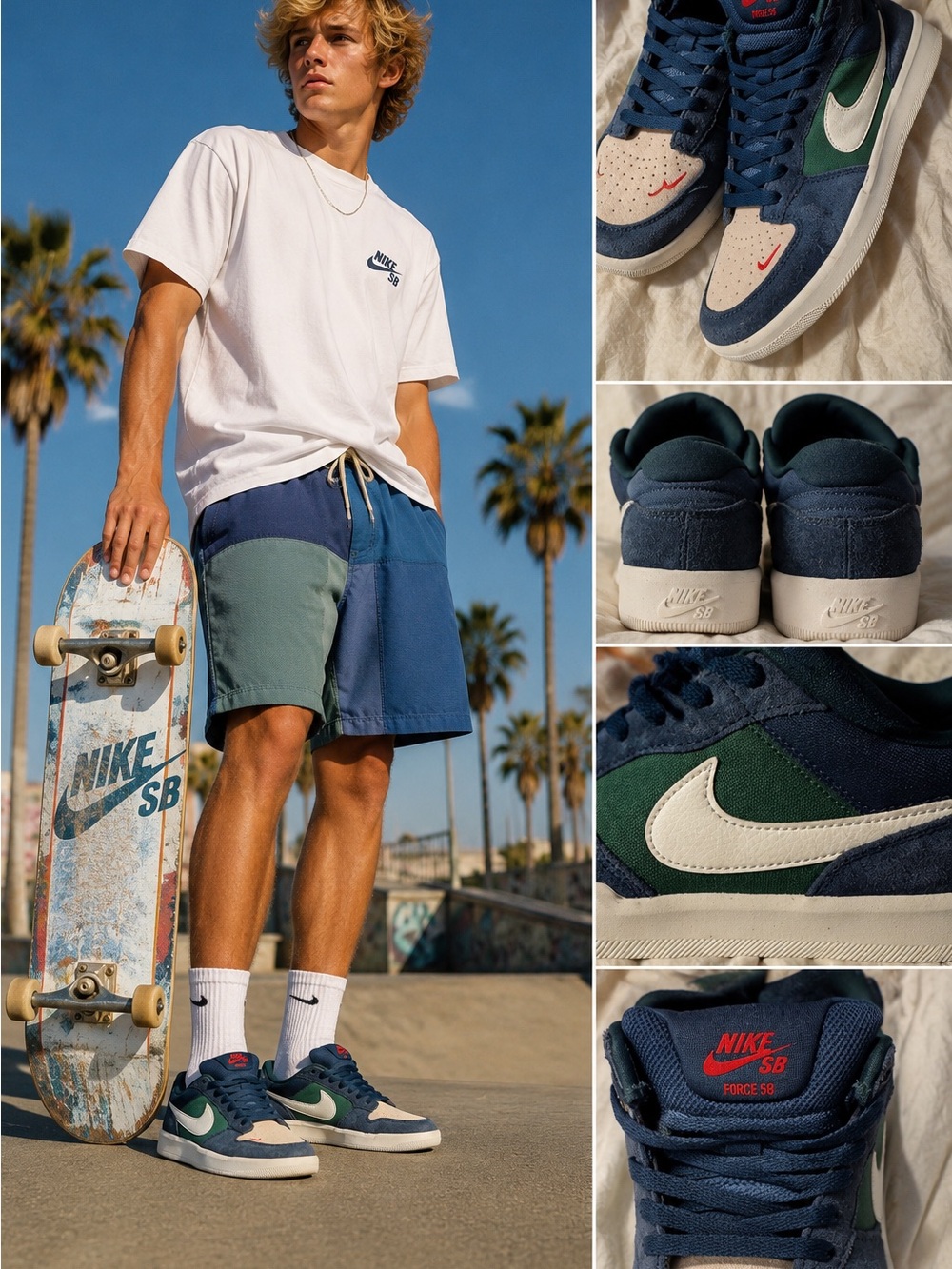 Nike SN Force 58 low-top skate shoes